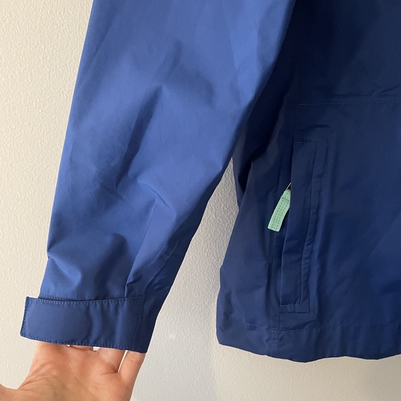 Patagonia Kids Torrentshell Rain Jacket Superior Blue Size M H2No Hooded READ - Picture 5 of 13